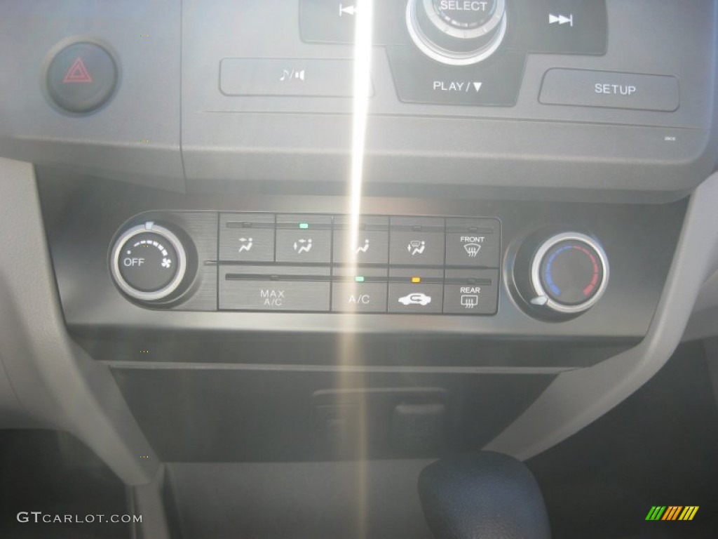 2012 Civic HF Sedan - Polished Metal Metallic / Gray photo #26