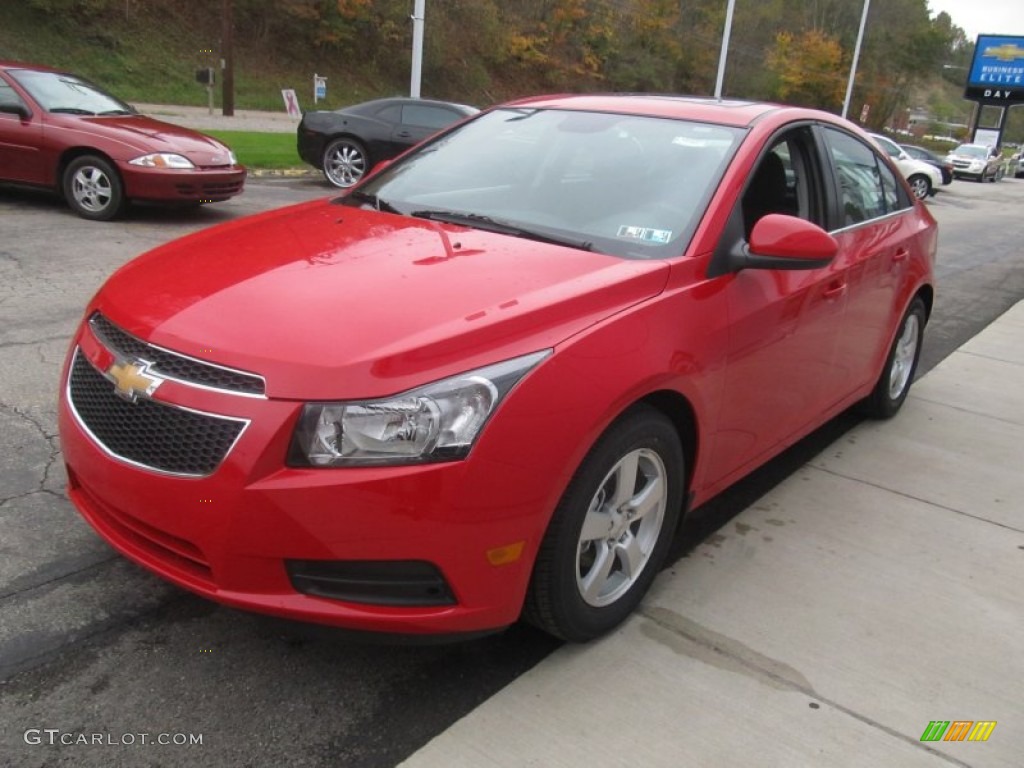 2014 Cruze LT - Red Hot / Jet Black photo #8