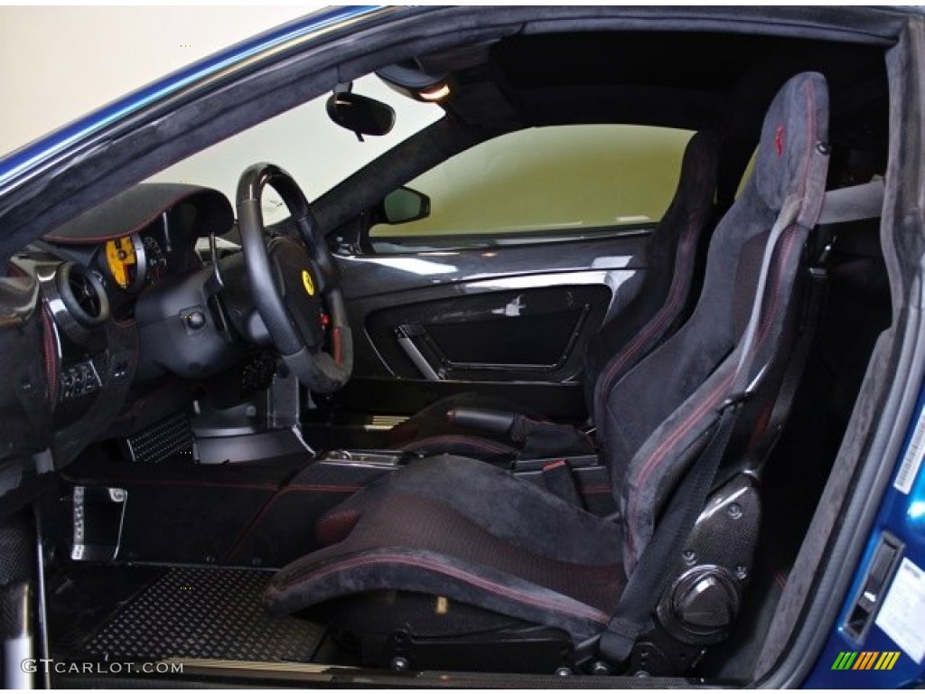 Blu Scuro Interior 2008 Ferrari F430 Scuderia Coupe Photo #86839193