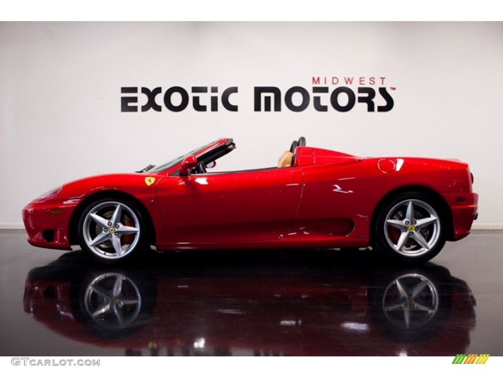 2001 360 Spider F1 - Red / Beige photo #1