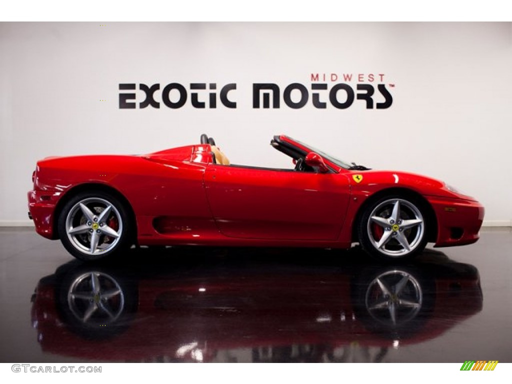 2001 360 Spider F1 - Red / Beige photo #2