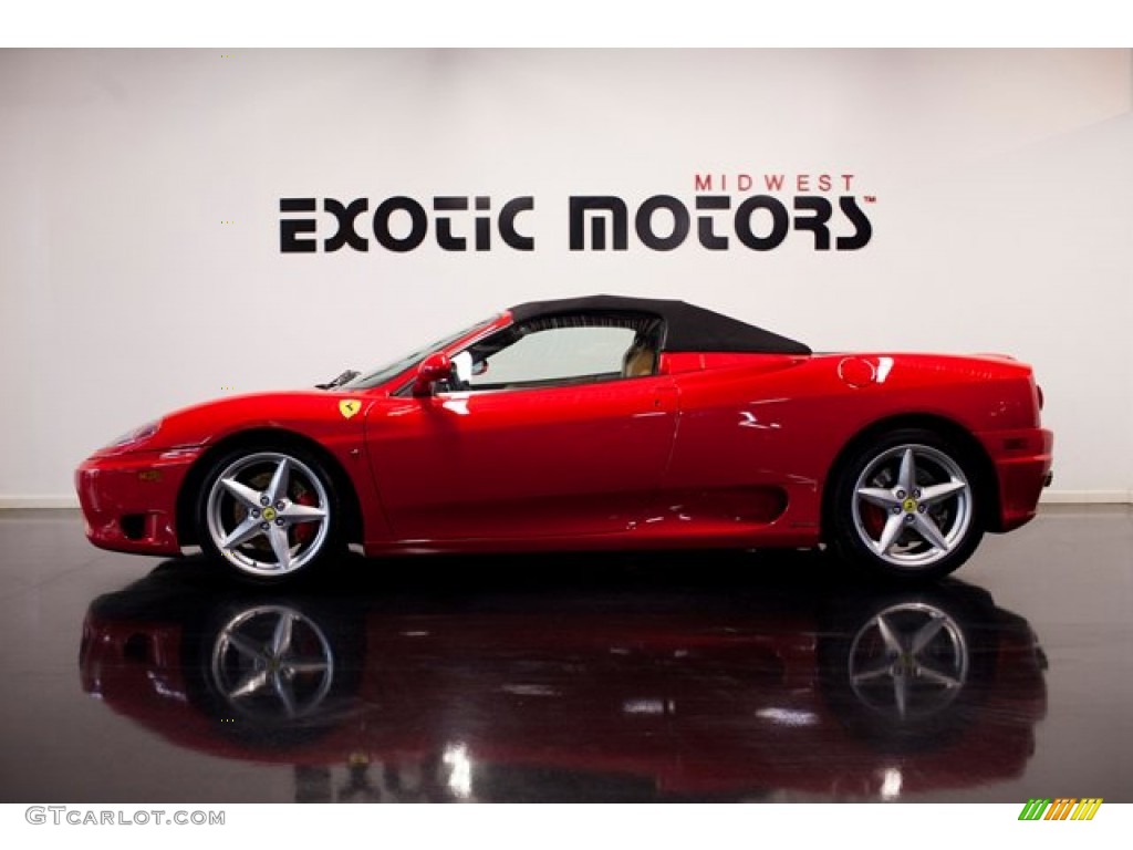 2001 360 Spider F1 - Red / Beige photo #4