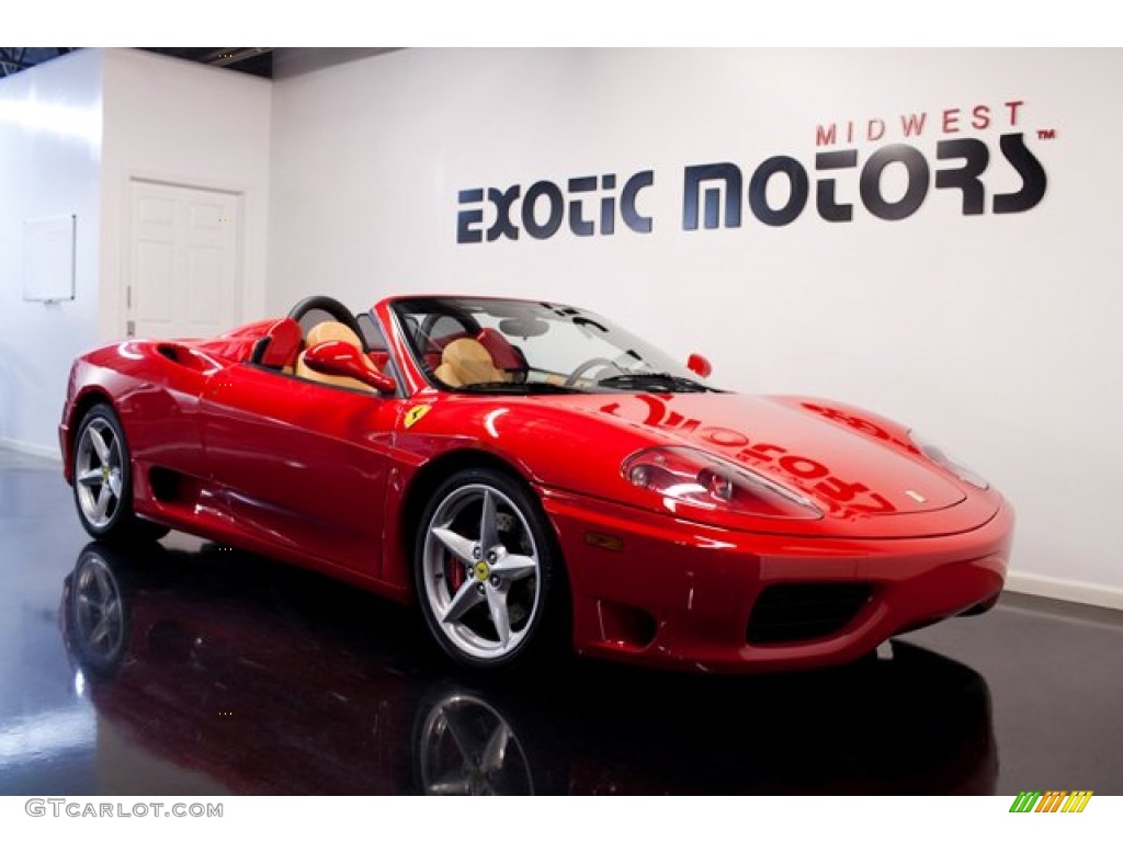 2001 360 Spider F1 - Red / Beige photo #5