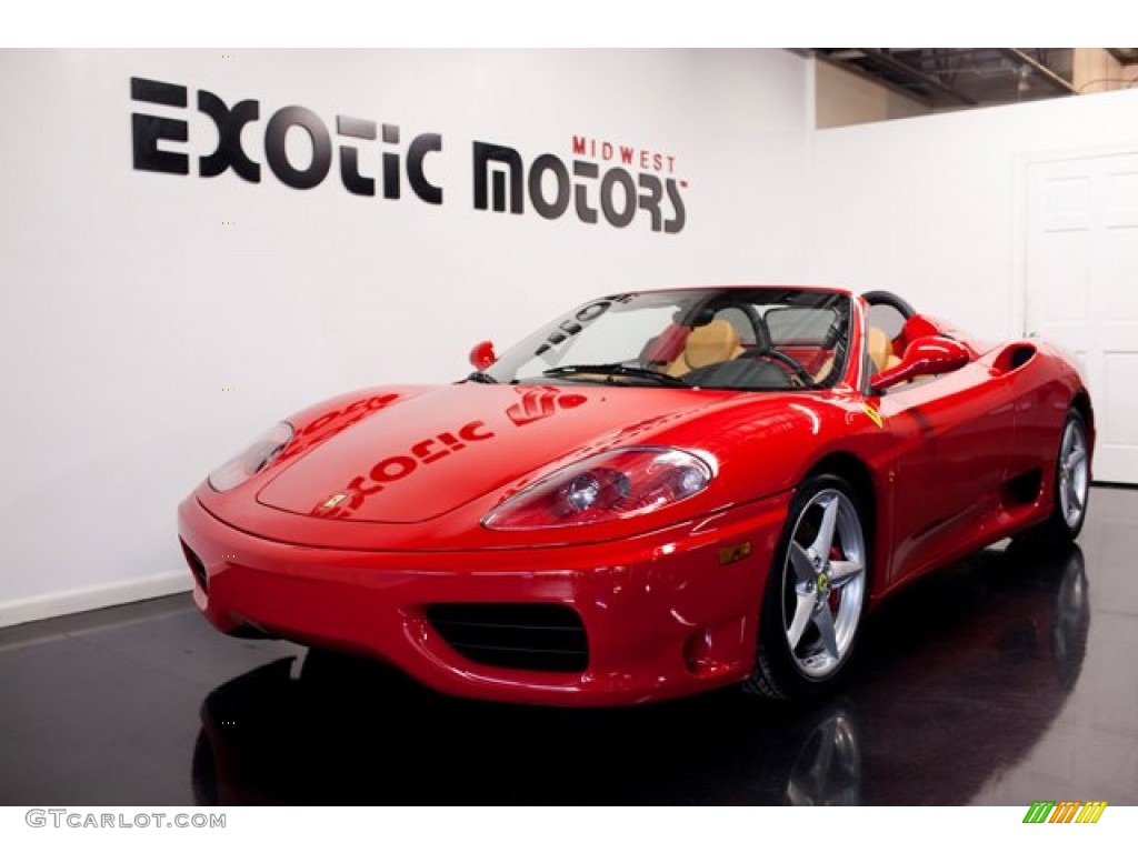 2001 360 Spider F1 - Red / Beige photo #6
