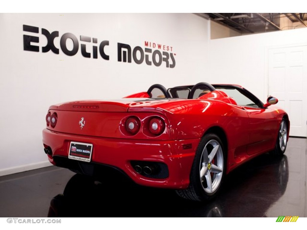 2001 360 Spider F1 - Red / Beige photo #8