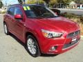 2011 Rally Red Metallic Mitsubishi Outlander Sport SE 4WD  photo #1