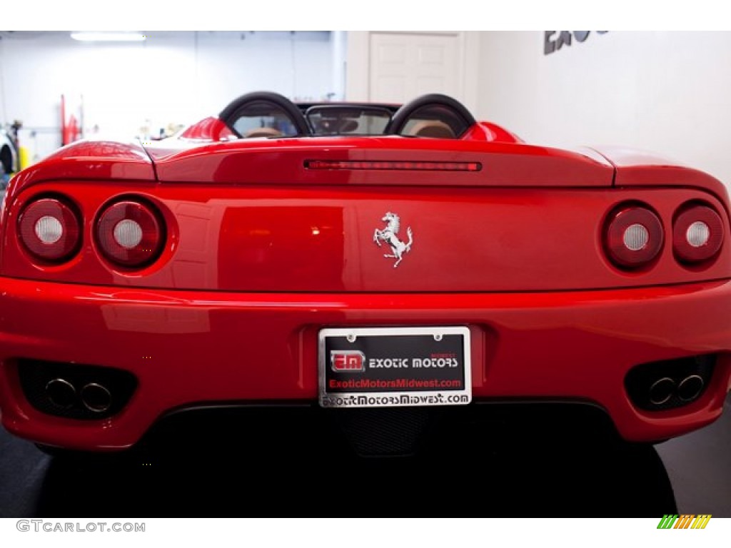 2001 360 Spider F1 - Red / Beige photo #14