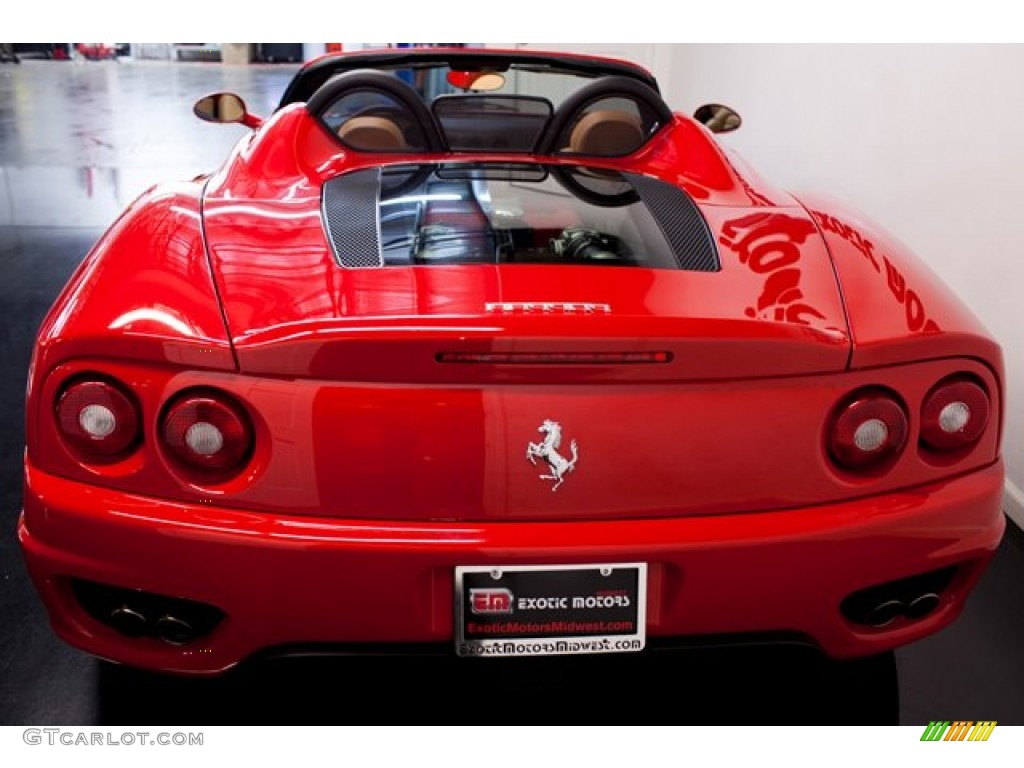 2001 360 Spider F1 - Red / Beige photo #16