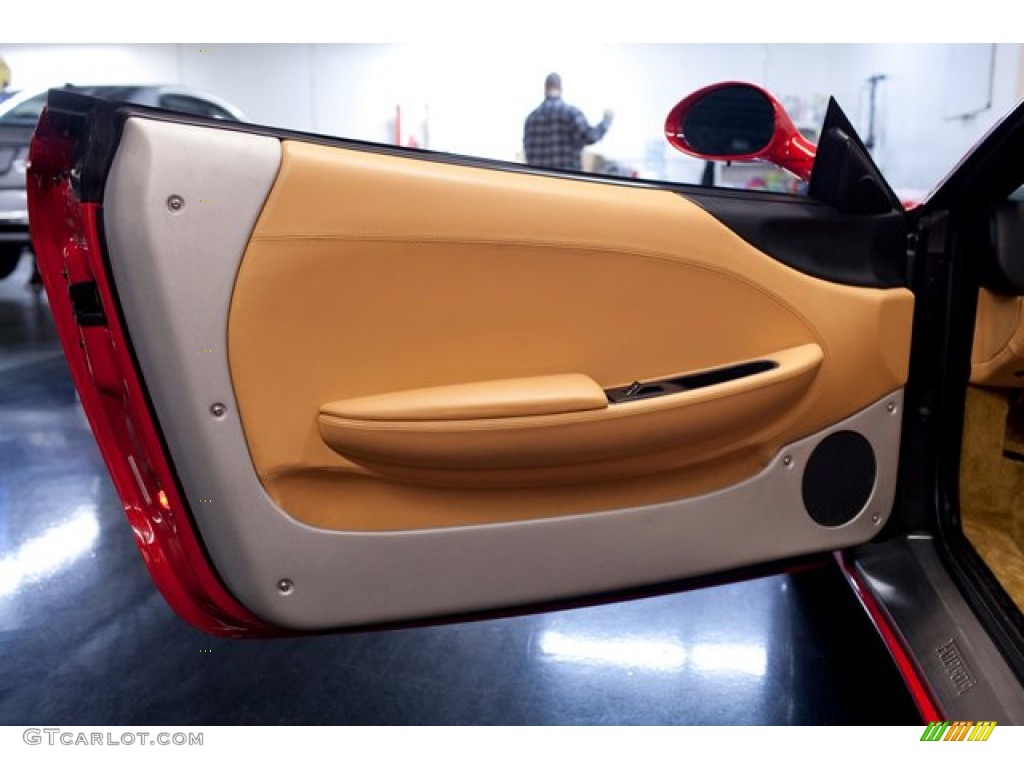 2001 Ferrari 360 Spider F1 Beige Door Panel Photo #86840069