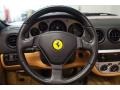 2001 Ferrari 360 Beige Interior Steering Wheel Photo