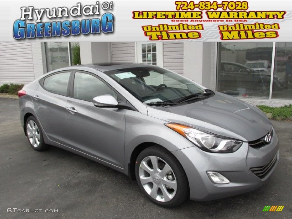 2013 Elantra Limited - Titanium Gray Metallic / Gray photo #1