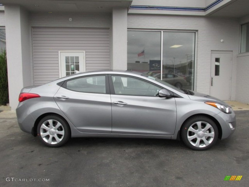 2013 Elantra Limited - Titanium Gray Metallic / Gray photo #2