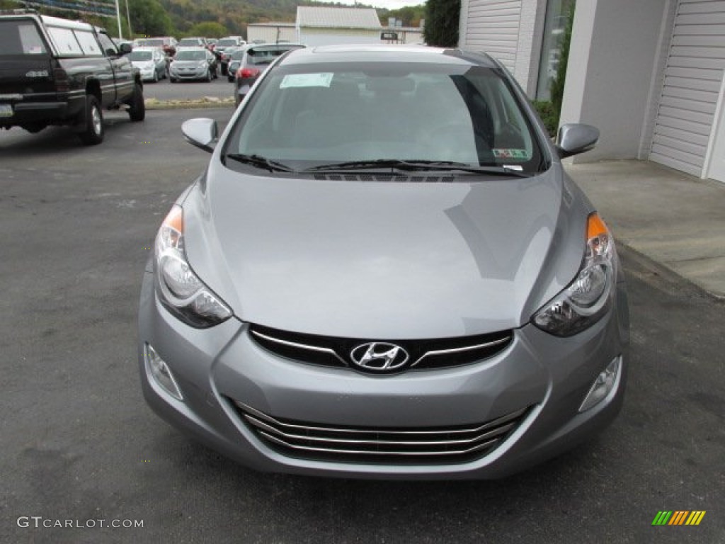 2013 Elantra Limited - Titanium Gray Metallic / Gray photo #5