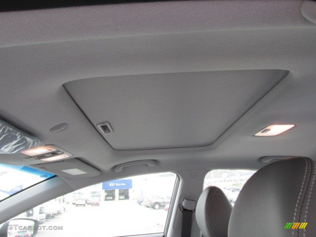2013 Elantra Limited - Titanium Gray Metallic / Gray photo #9