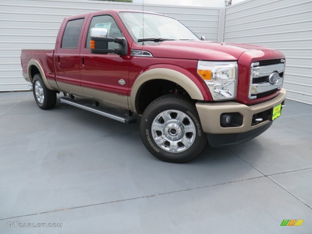 Ruby Red Metallic Ford F250 Super Duty