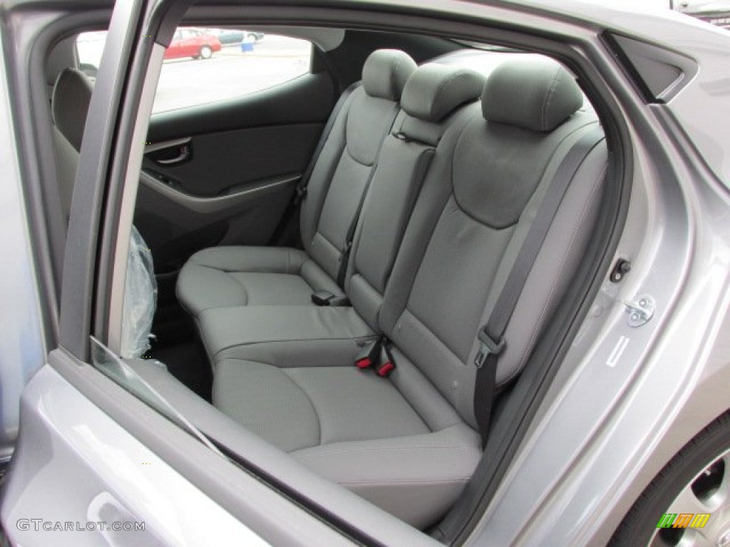 2013 Elantra Limited - Titanium Gray Metallic / Gray photo #12