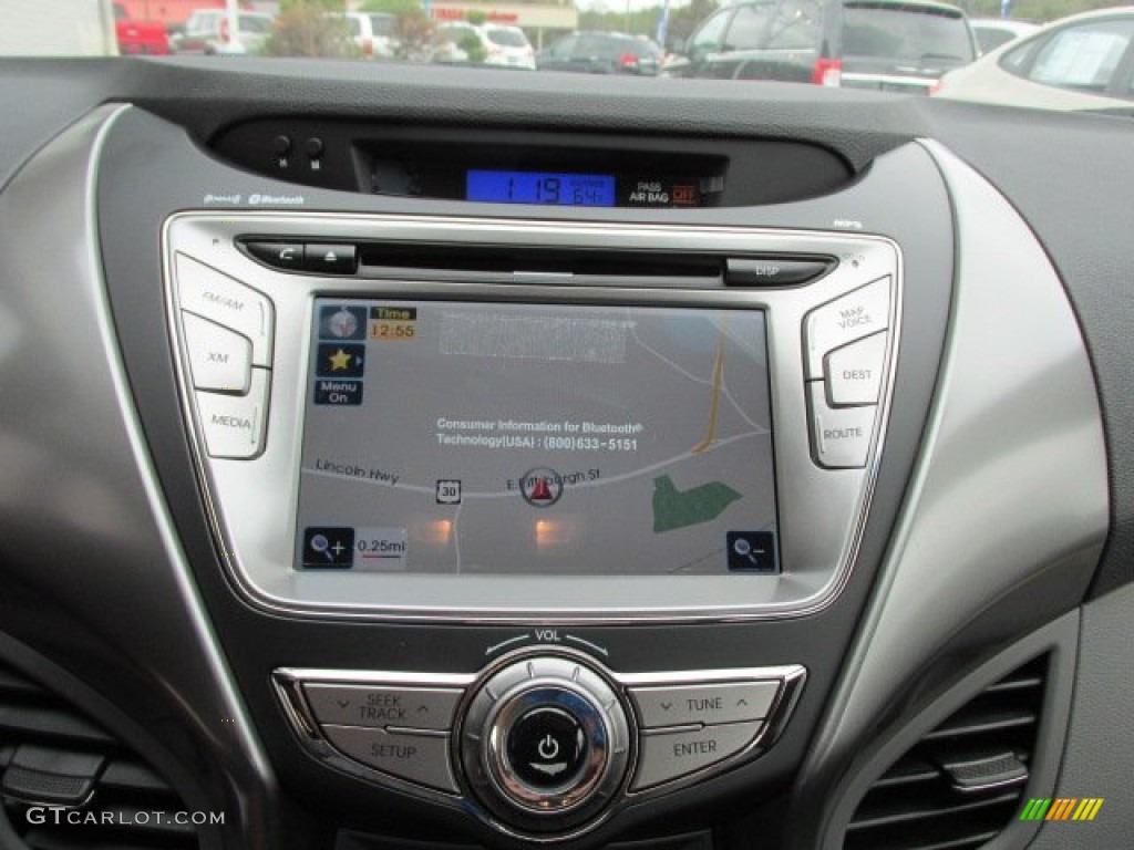 2013 Elantra Limited - Titanium Gray Metallic / Gray photo #13