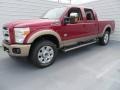 2013 Ruby Red Metallic Ford F250 Super Duty King Ranch Crew Cab 4x4  photo #8