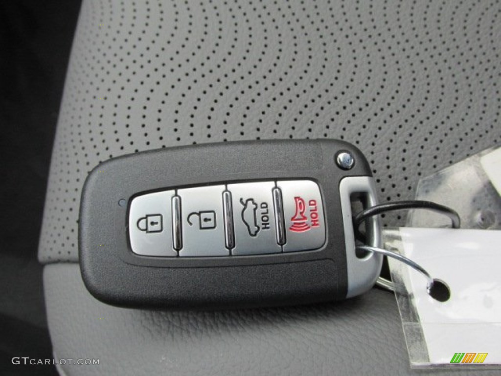 2013 Elantra Limited - Titanium Gray Metallic / Gray photo #19