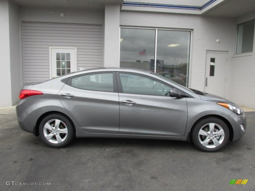 2013 Elantra GLS - Harbor Gray Metallic / Gray photo #2