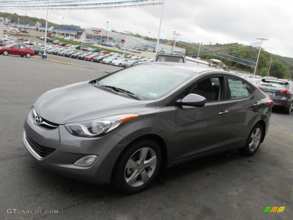 2013 Elantra GLS - Harbor Gray Metallic / Gray photo #5