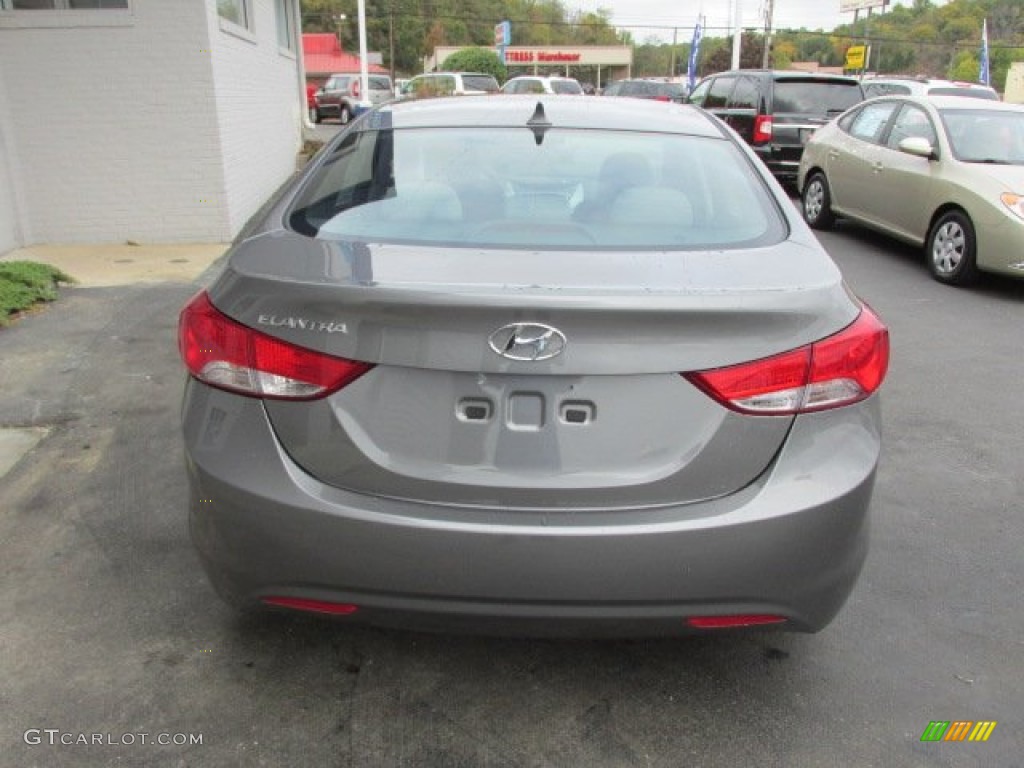 2013 Elantra GLS - Harbor Gray Metallic / Gray photo #6