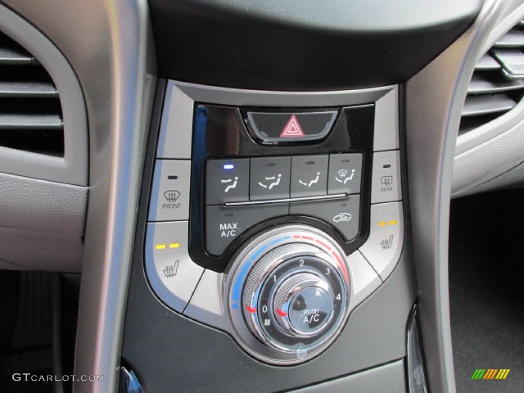 2013 Elantra GLS - Harbor Gray Metallic / Gray photo #13