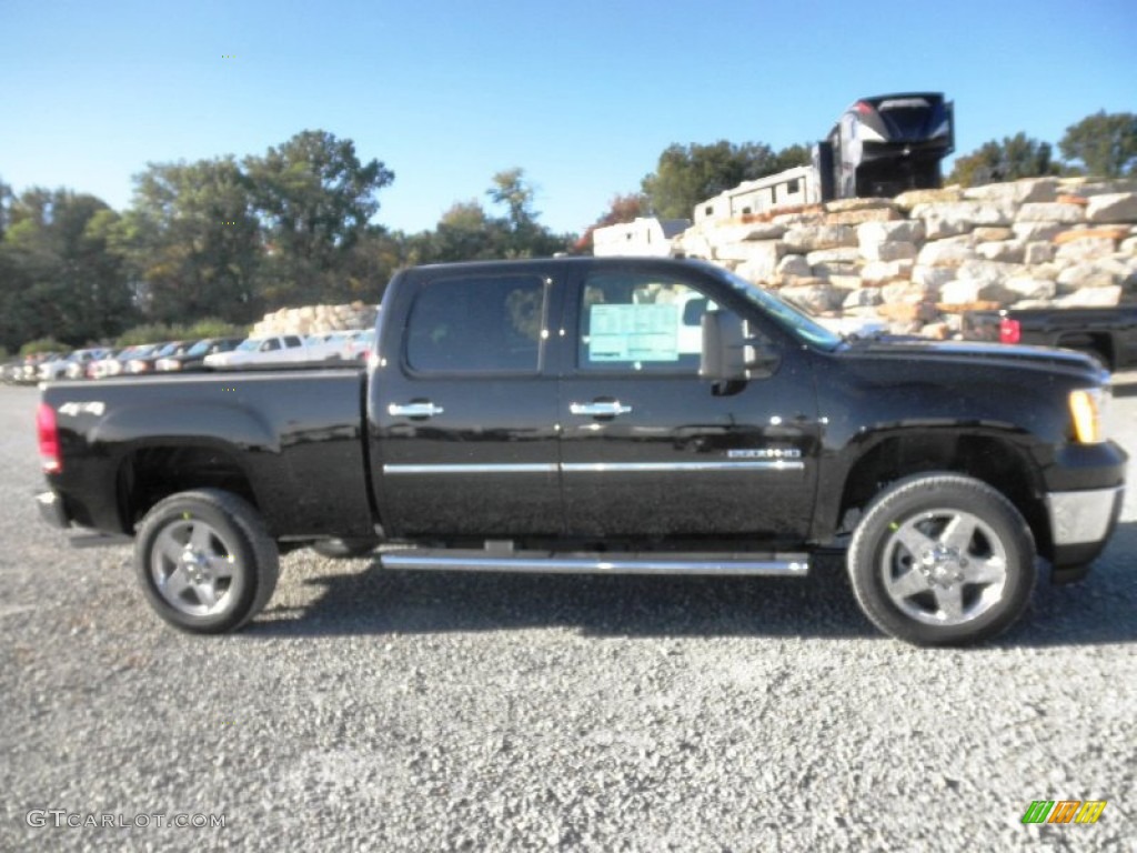 2014 Sierra 2500HD SLE Crew Cab 4x4 - Onyx Black / Ebony photo #1