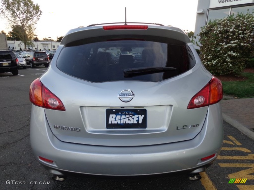 2010 Murano LE AWD - Brilliant Silver Metallic / Black photo #4