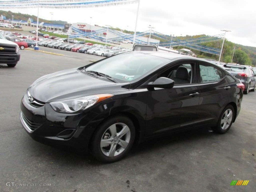 2013 Elantra GLS - Black / Gray photo #5