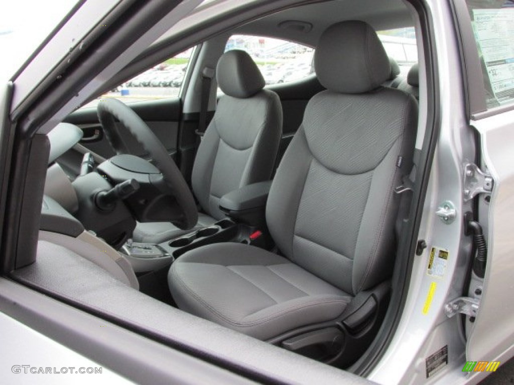 2013 Elantra GLS - Windy Sea Blue / Gray photo #9