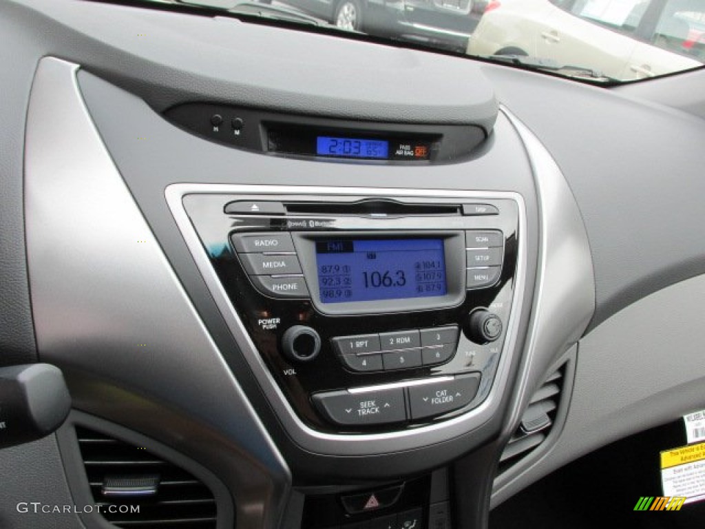 2013 Elantra GLS - Windy Sea Blue / Gray photo #11