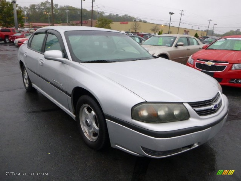 2001 Impala LS - Galaxy Silver Metallic / Medium Gray photo #5