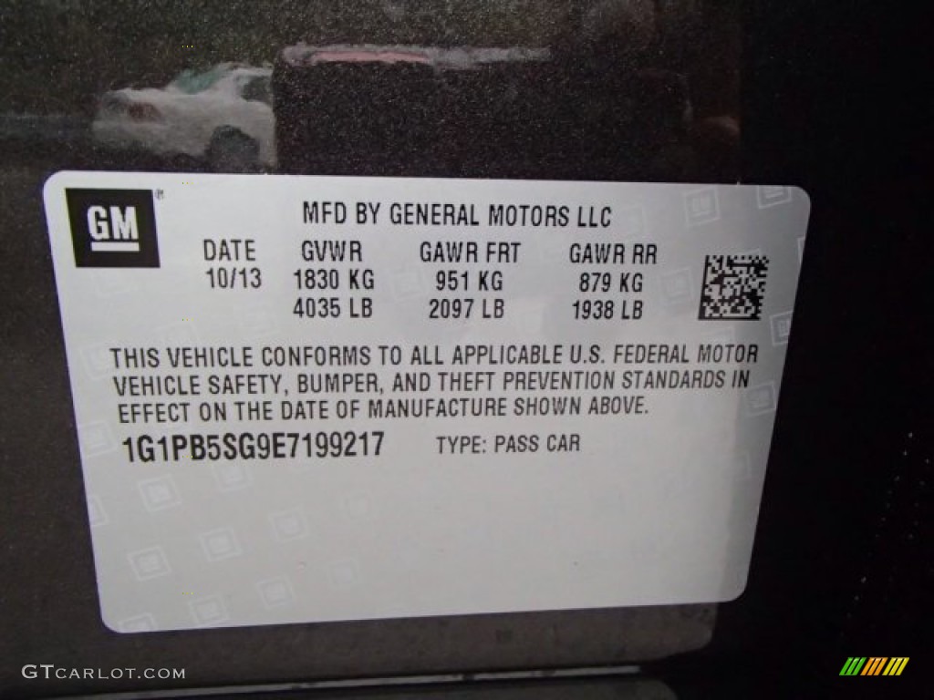 2014 Cruze LS - Tungsten Metallic / Jet Black/Medium Titanium photo #20