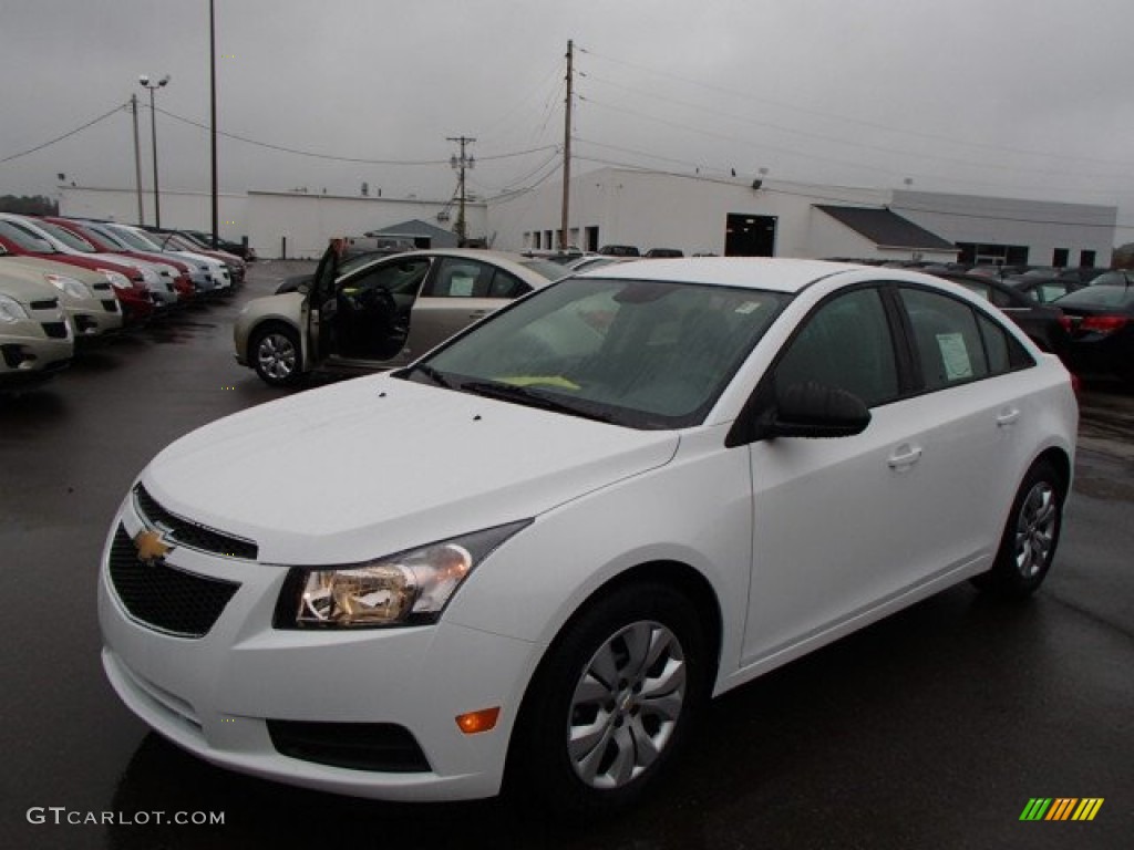 2014 Cruze LS - Summit White / Jet Black/Medium Titanium photo #1