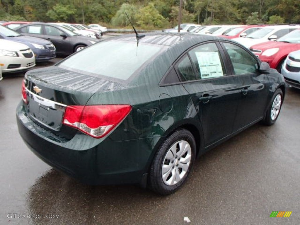 2014 Cruze LS - Rainforest Green Metallic / Jet Black/Medium Titanium photo #5