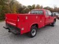 Vermillion Red - F350 Super Duty XL SuperCab 4x4 Utility Truck Photo No. 8