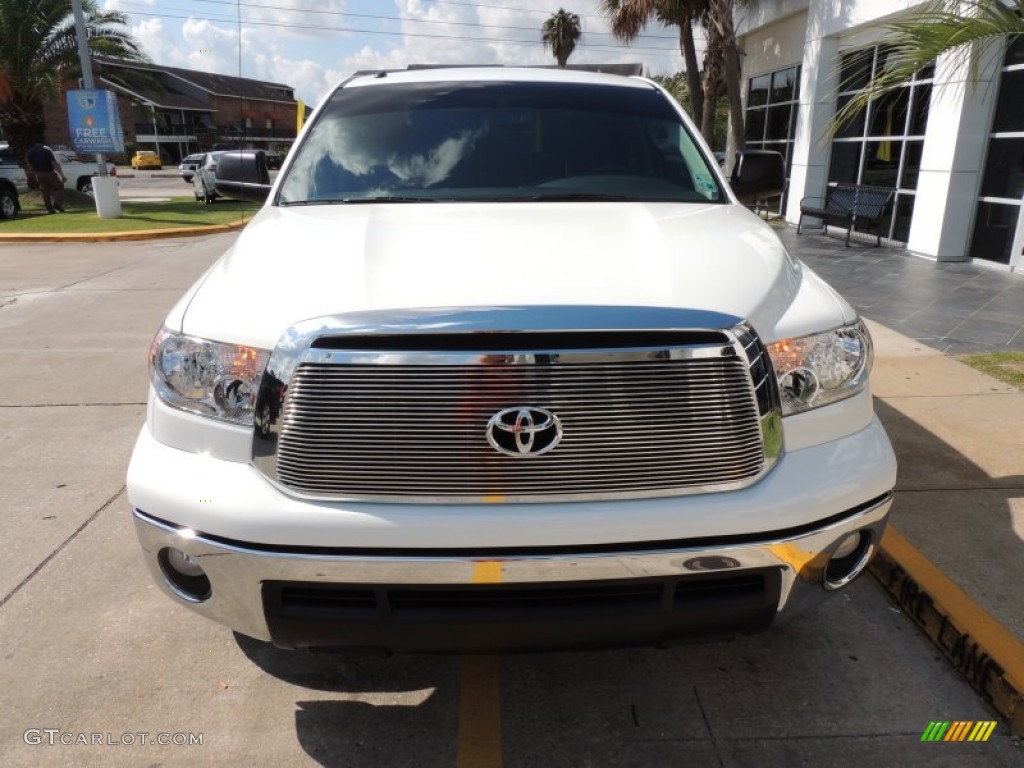 2012 Tundra TSS CrewMax - Super White / Graphite photo #2