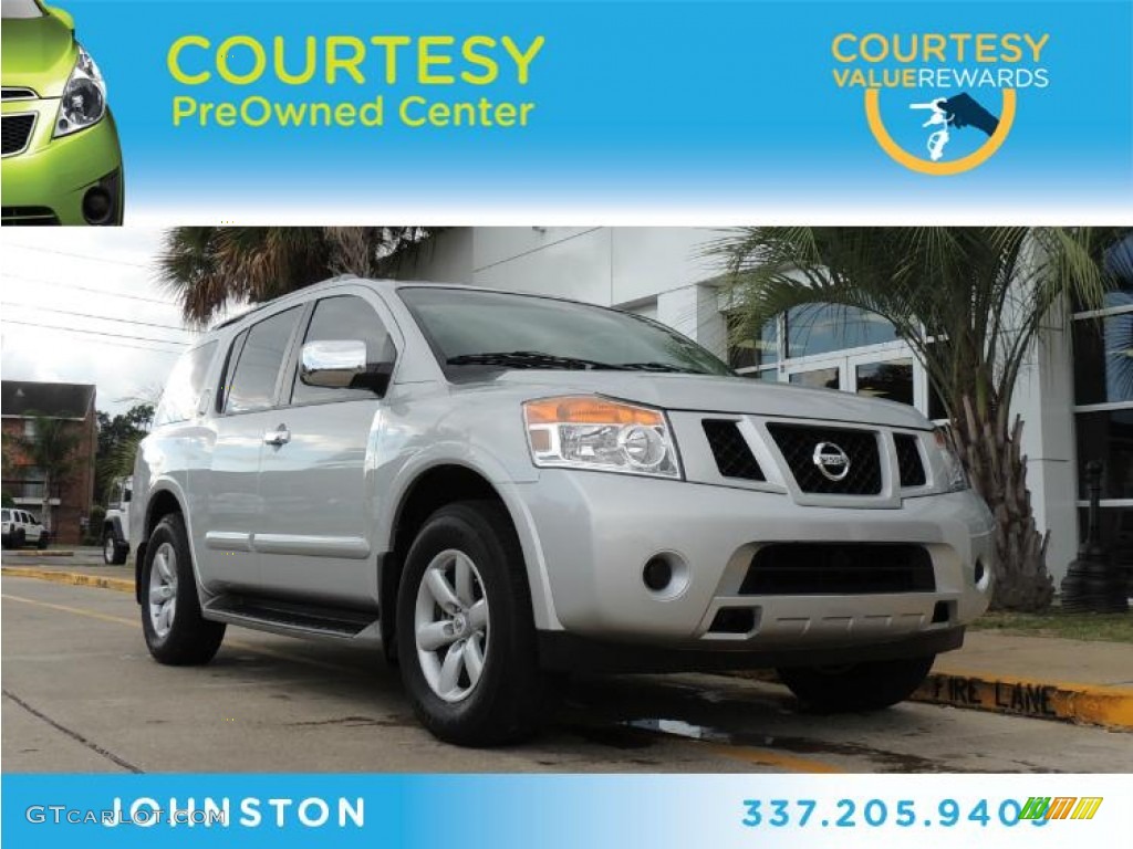 Brilliant Silver Nissan Armada