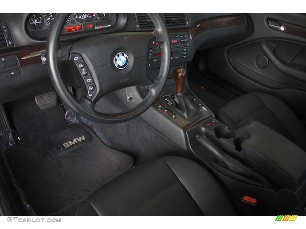 2002 3 Series 325xi Sedan - Titanium Silver Metallic / Black photo #12