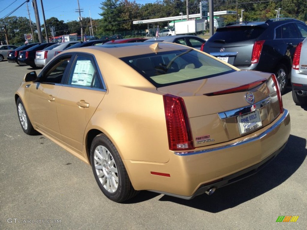 2013 CTS 4 3.0 AWD Sedan - Summer Gold Metallic / Cashmere/Cocoa photo #4