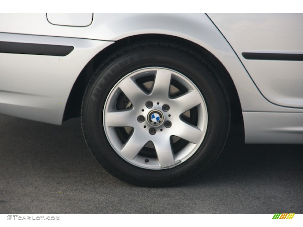 2002 3 Series 325xi Sedan - Titanium Silver Metallic / Black photo #28