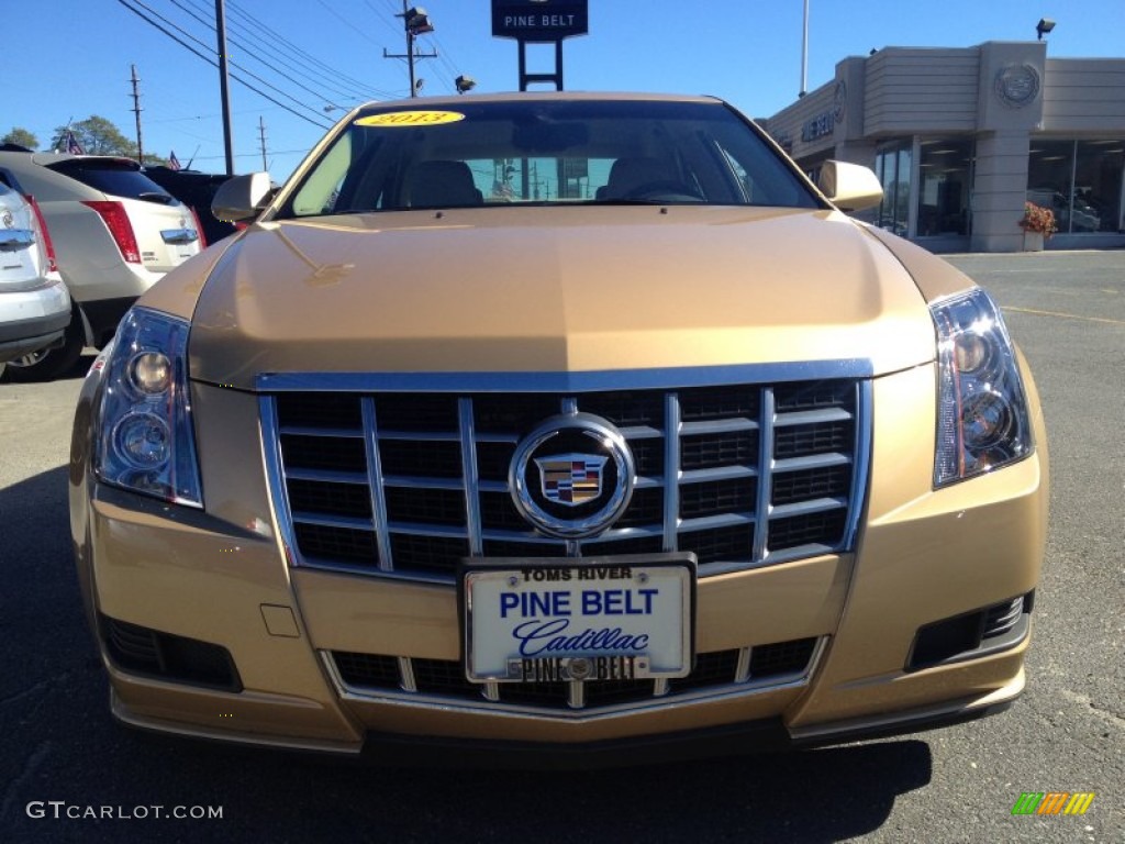 2013 CTS 3.0 Sedan - Summer Gold Metallic / Cashmere/Cocoa photo #2