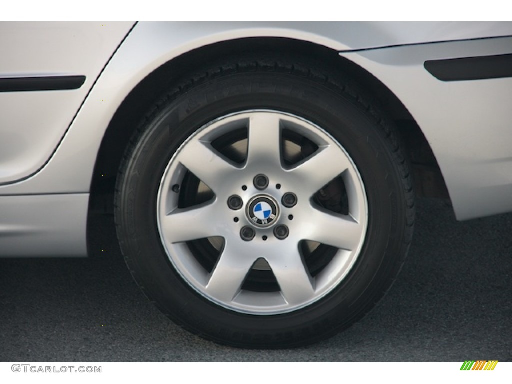 2002 3 Series 325xi Sedan - Titanium Silver Metallic / Black photo #30