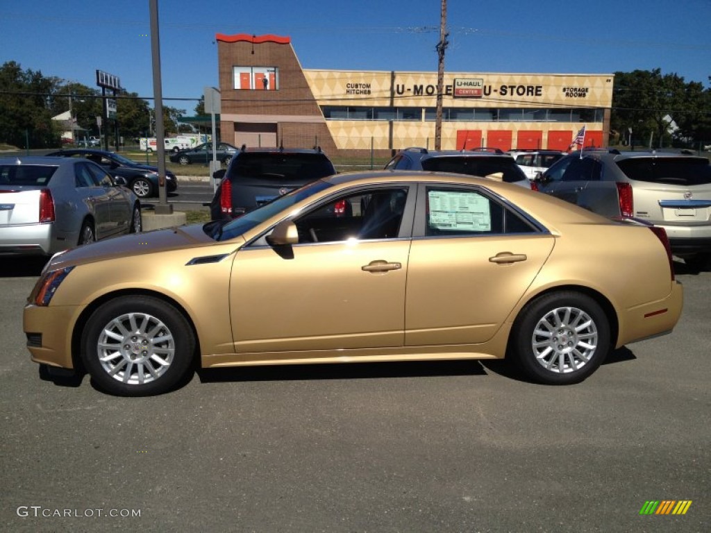 2013 CTS 3.0 Sedan - Summer Gold Metallic / Cashmere/Cocoa photo #3