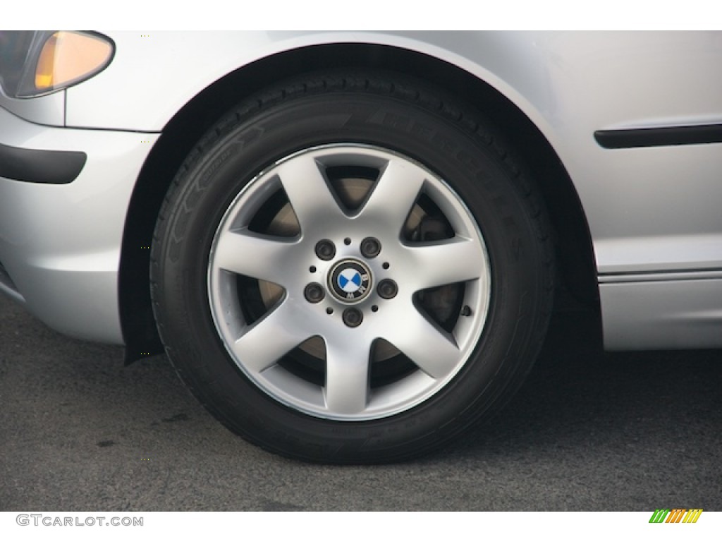 2002 3 Series 325xi Sedan - Titanium Silver Metallic / Black photo #32