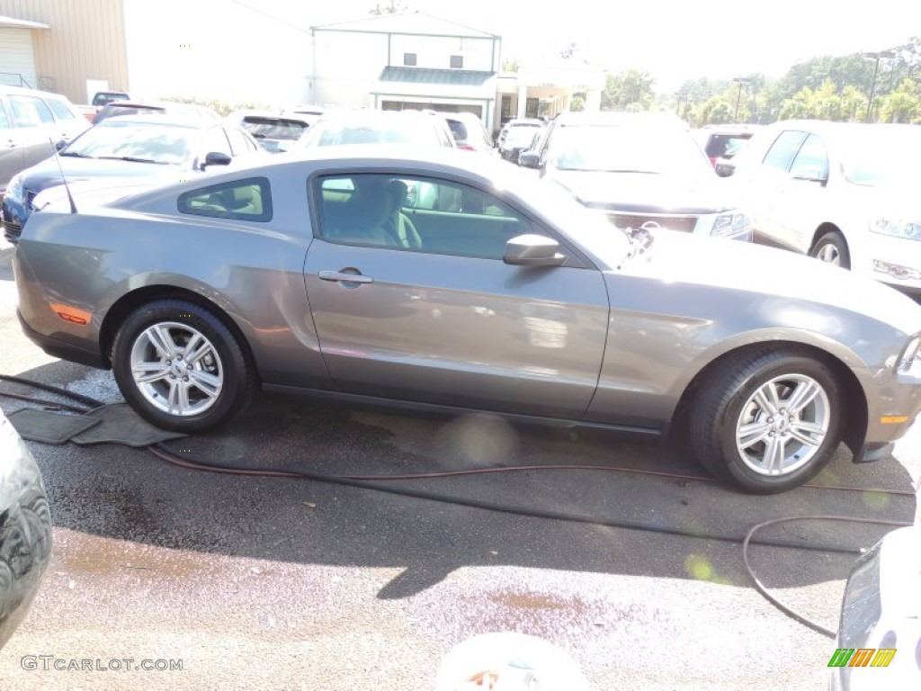 2011 Mustang V6 Coupe - Sterling Gray Metallic / Stone photo #9