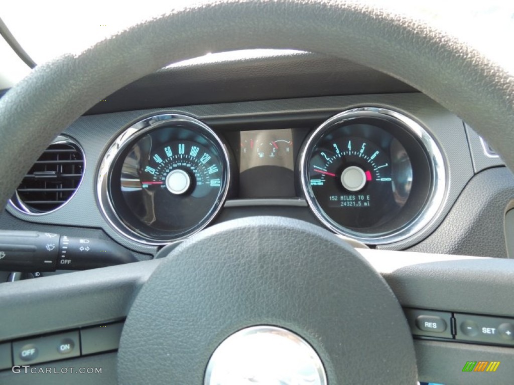 2011 Mustang V6 Coupe - Sterling Gray Metallic / Stone photo #18