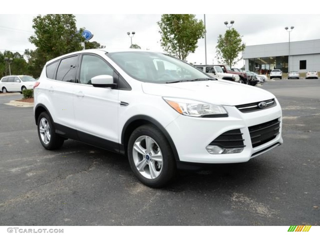 2014 Escape SE 1.6L EcoBoost - Oxford White / Charcoal Black photo #3