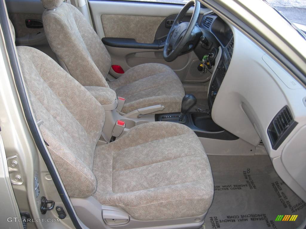 2001 Elantra GLS - Champagne / Beige photo #10